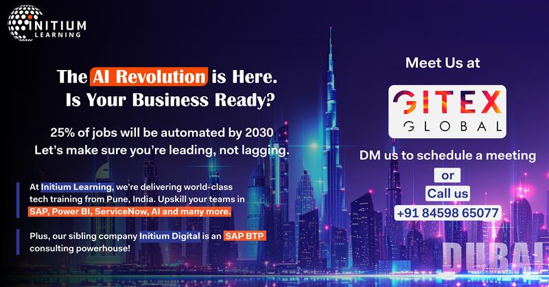 Initium Learning at GITEX Dubai 2024